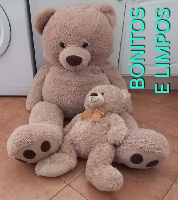 URSO PELUCHE GRANDE 25€ E PEQUENO 15€. Casa Criança  Eventos Decoração  Aniversário.
