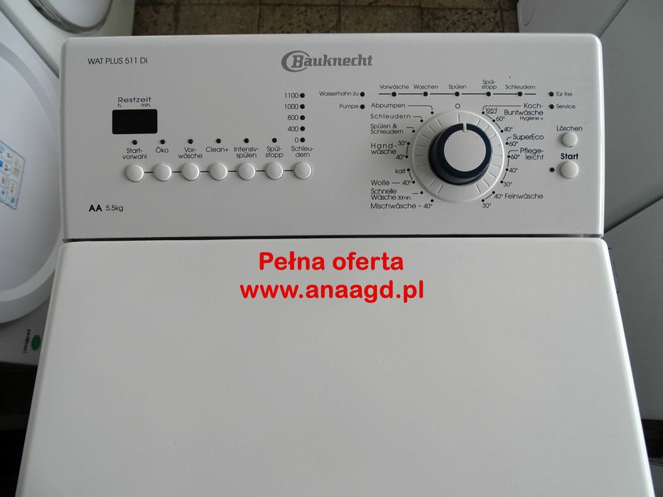 Pralka BAUKNECHT WAT Plus 511 Di GWARANCJA! Duży Wybór Sprzętu AGD