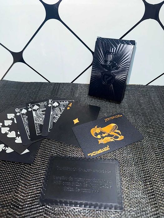 Baralho de Cartas Preto do Sport Lisboa e Benfica / SLB