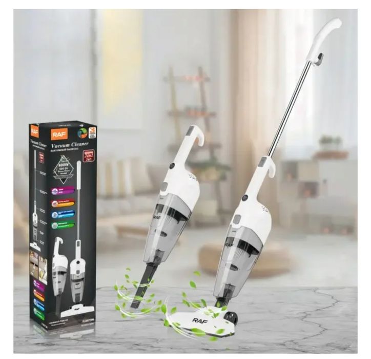 Портативный вакуумный пылесос RAF 8673 з контейнером 0.5л 600ВТ