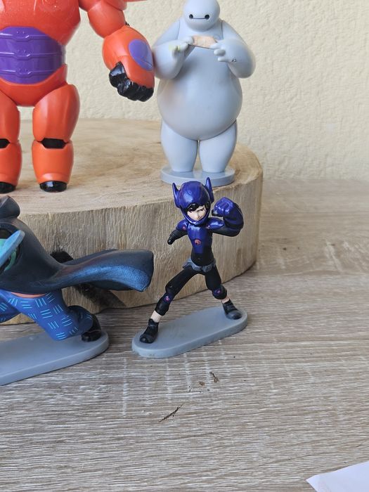 Disney Big Hero 6 Figures Lot - Baymax, Go Go, Hiro, Wasabi