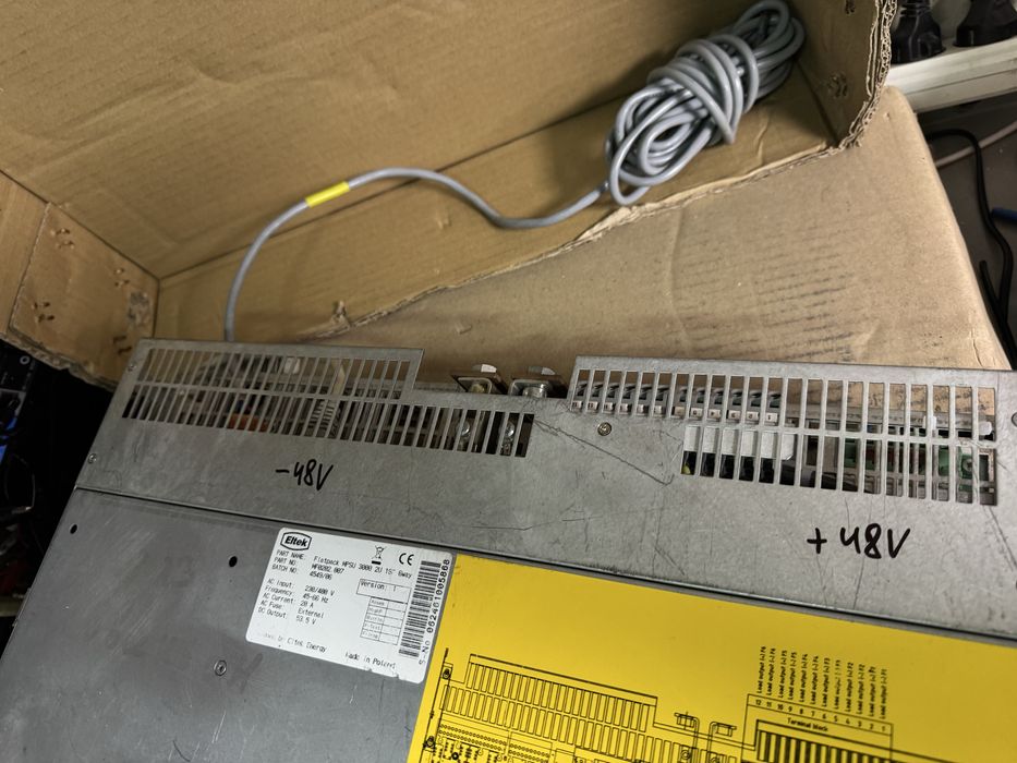 Швидка зарядка для Lifepo 48V, Eltek Flatpack   3,6КВт на три модулі