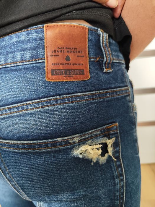 Only & Sons W31 L30 jeansy skinny rurki slim
