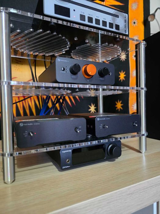 Fosi Audio P4 Mini Preamplificador + Fosi Audio V3 Monos