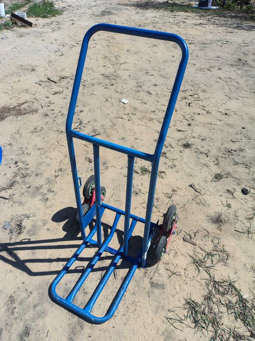 wózek transportowy mocny na trzech kołach