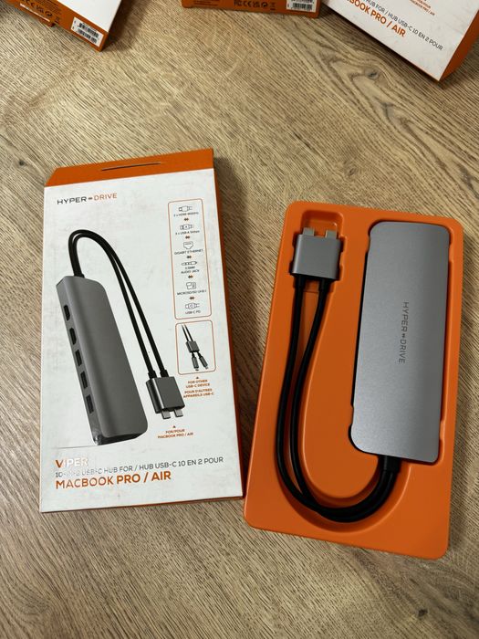 Хаб(адаптер) Type-C HyperDrive Viper 10-in-2 для MacBook/ipad