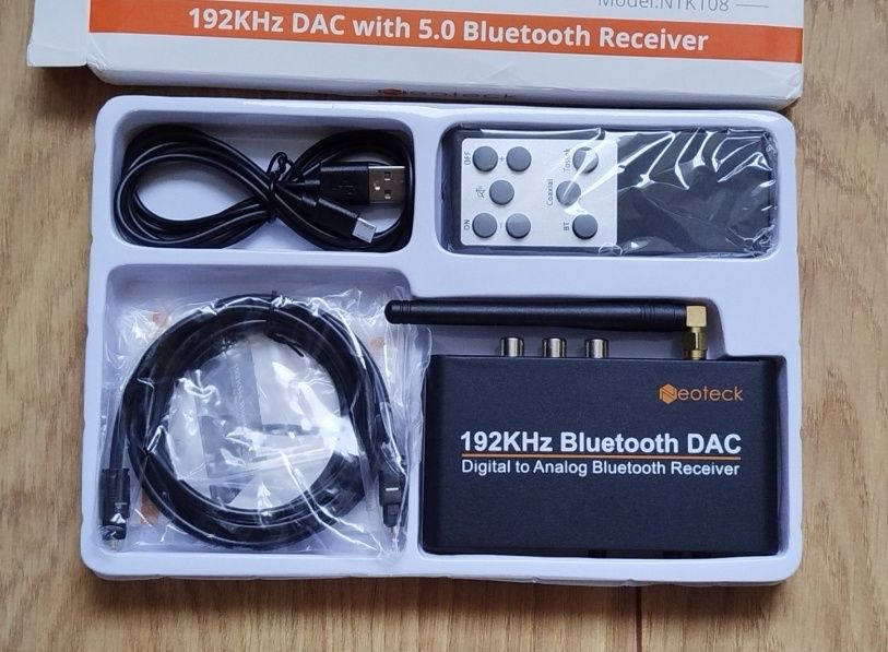 DAC Neoteck- opt, coax, Bluetooth, pilot
