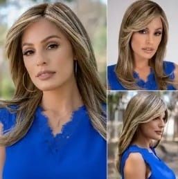 Peruka pasemka maroon oscurio