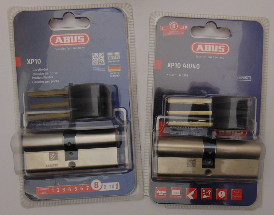 wkładka do drzwi - Zamek  ABUS XP10 -Niemiecka jakość i Bezpieczeństwo