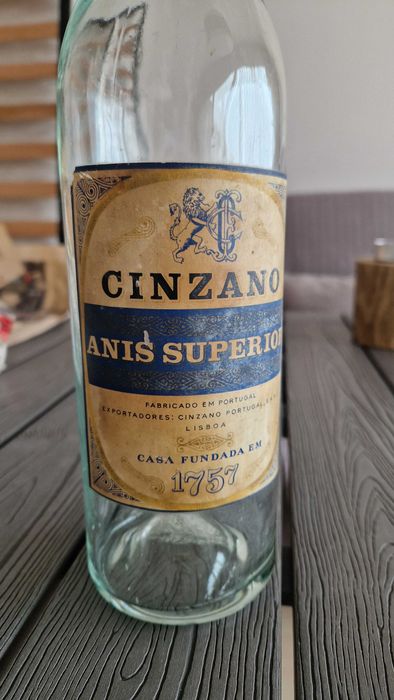 Garrafa de cinzano vintage