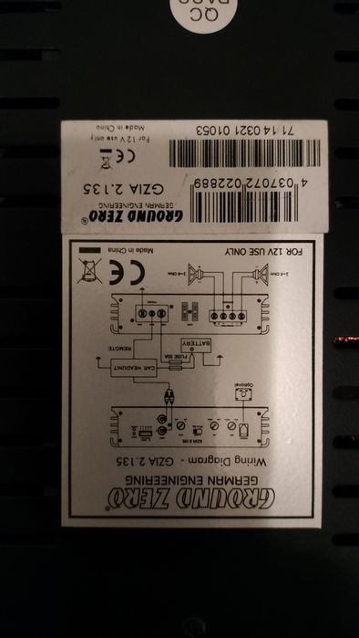 Ground Zero GZIA 2.135