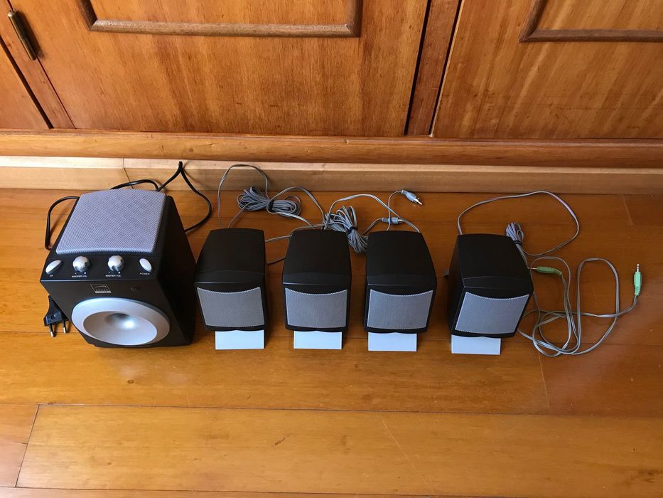 Colunas para computador com subwoofer