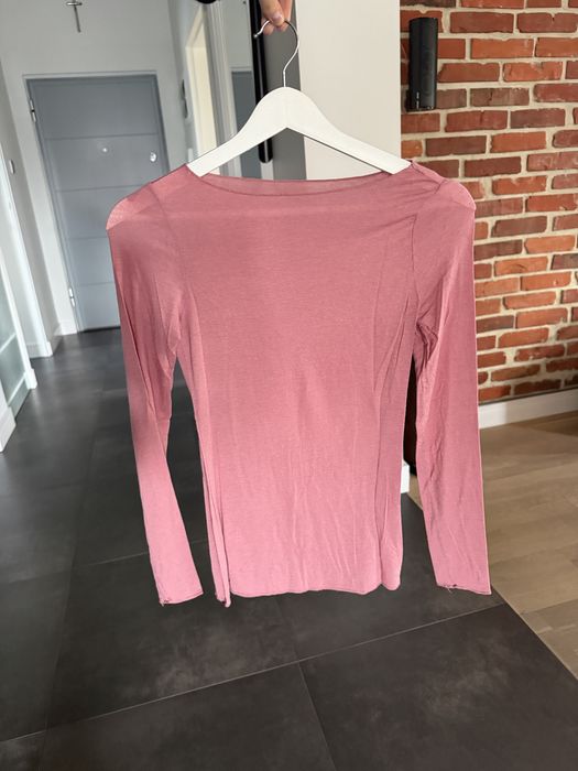 Intimissimi nowa różowa bluzka S 36 top modal Kaszmir dekolt łódka ultralight