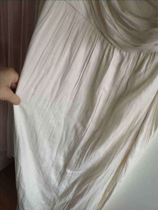 Curated styles nakd drapowana sukienka maxi 40 L 42 xl na-kd wiskoza
