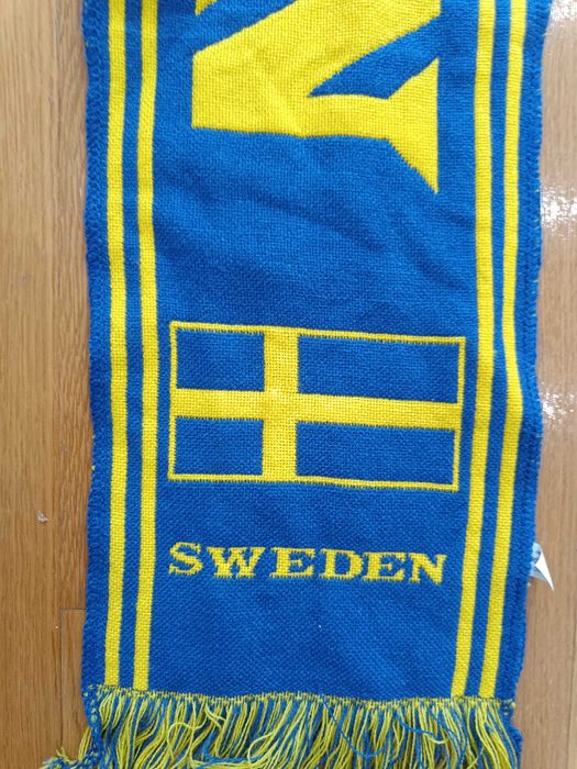 Cachecol seleção da Suécia Sweden Sverige _B011