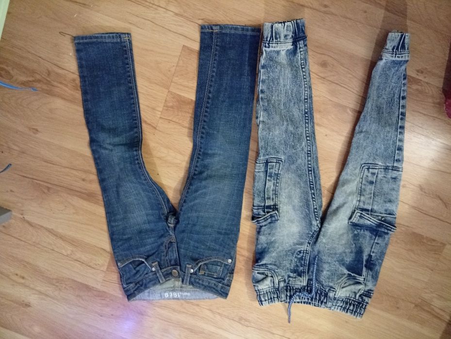 Jeansy chłopięce zestaw 104