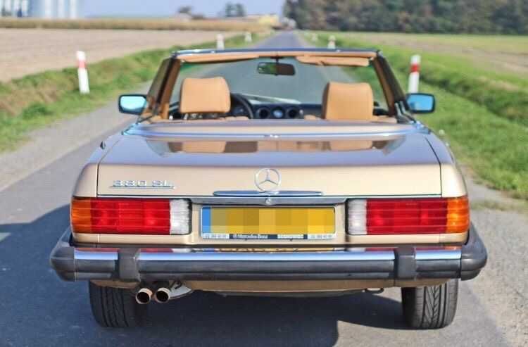 Auto do ślubu Mercedes SL  3800 R 107  cabrio
