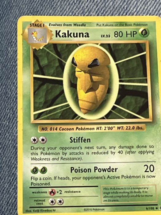 Cart pokemon kukuna