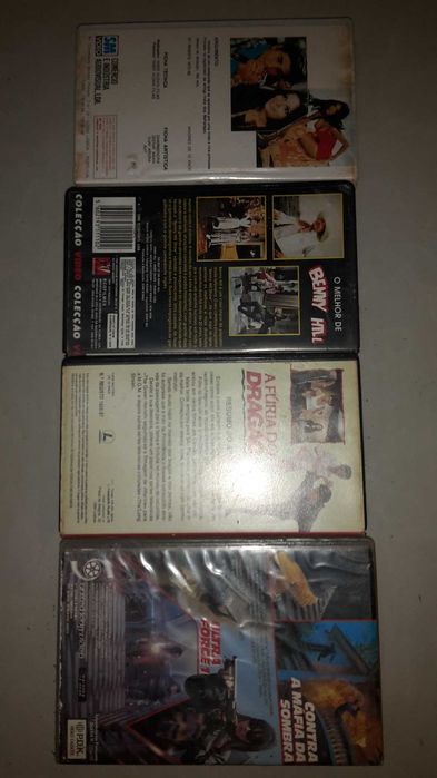 BENNY HILL. BRUCE LEE e Outros Vhs. Com 6 Fotos.