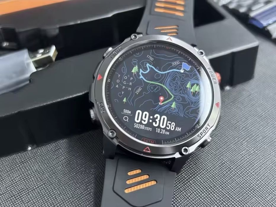 Smartwatch Outdoor GPS AMOLED | Rozmowy | Bateria 540mAh | PL