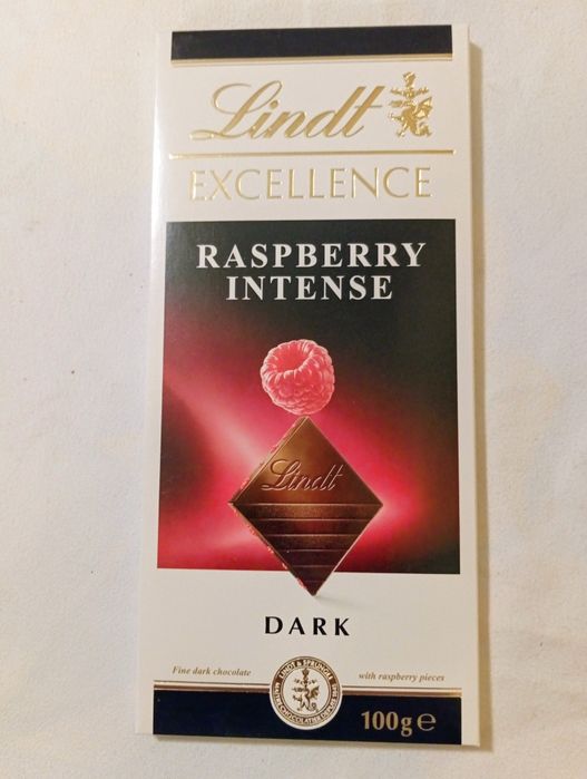 Lindt Excellence Raspberry Czekolada gorzka z maliną 100g 1 szt.