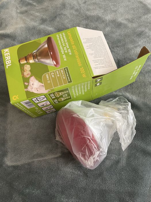 Lampada infra vermelhos 100w - Nova