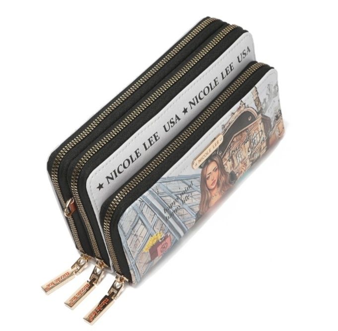 Tour de paris crossbody wallet, portfel, Nicole Lee nowy
