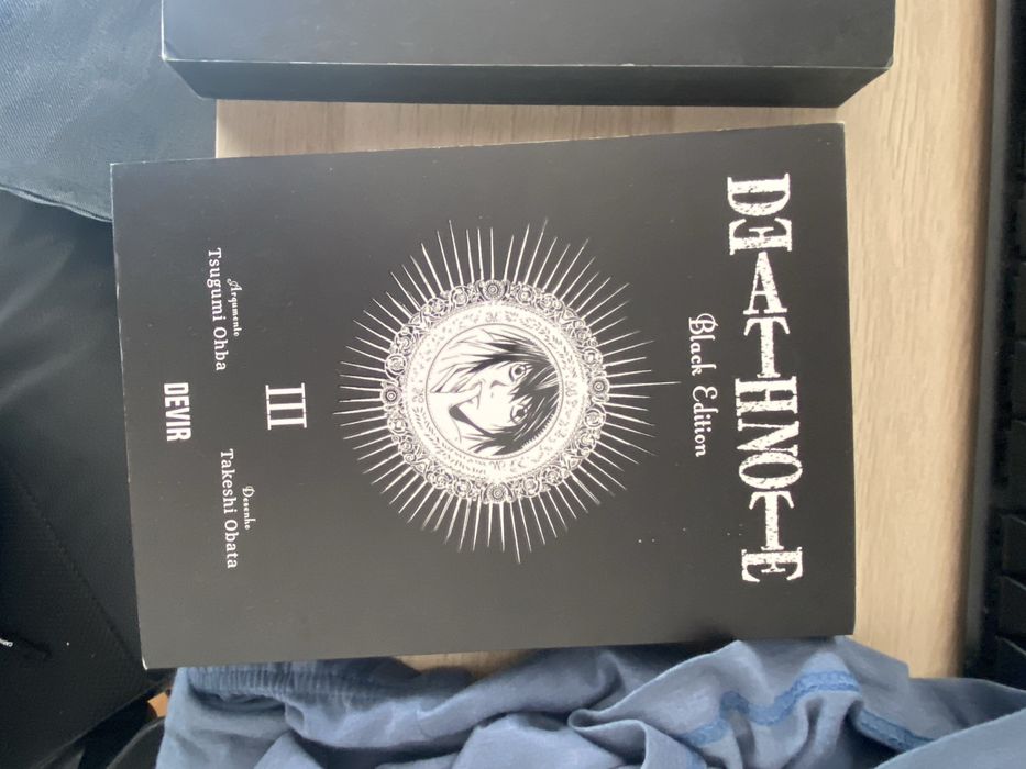 death note mangas vol 1 2 3
