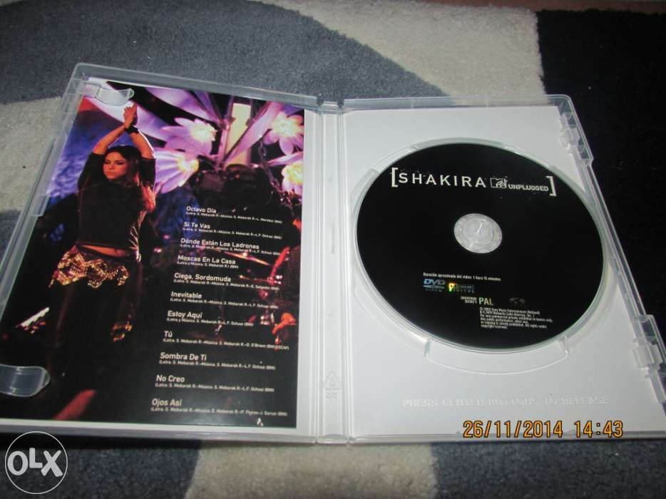 Dvd original shakira