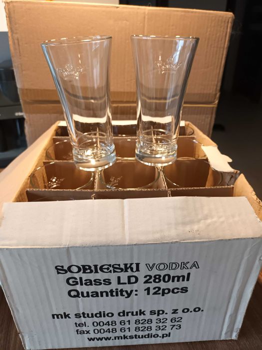 SzklanKI do drinków sobieski 280 ml zestaw 6 szt.