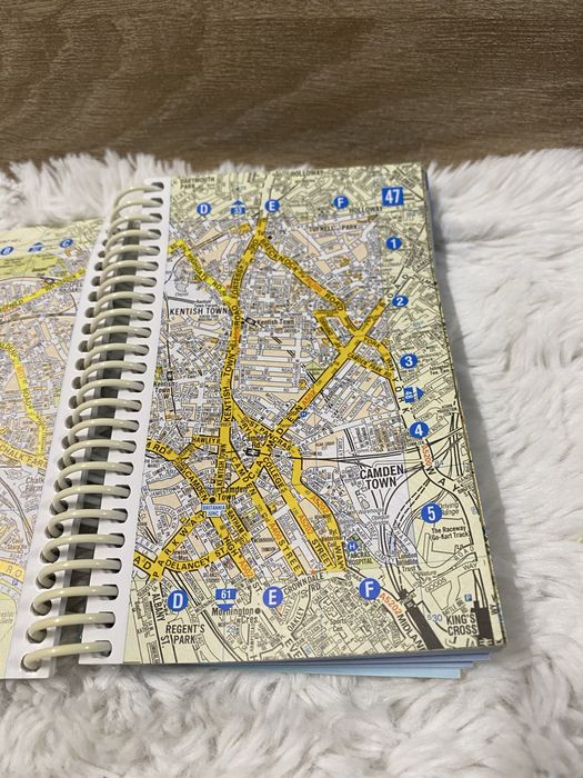 Mapa atlas London AZ mini