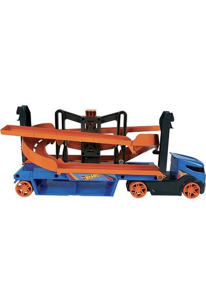 Трек, вантажівка-транспортер Hot Wheels City Крутий спуск