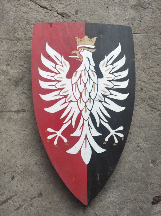 Tarcza drewniana rycerz strój
