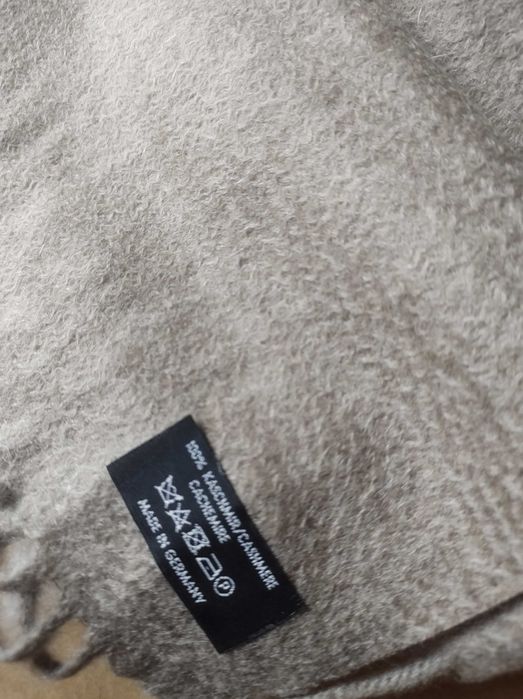 100 cashmere szalik unisex nowy V.Fraas