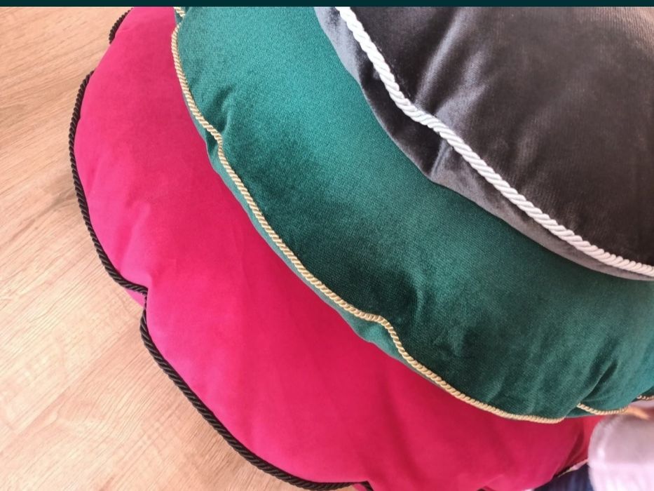 Legowisko dla psa kota eleganckie okrągłe poducha