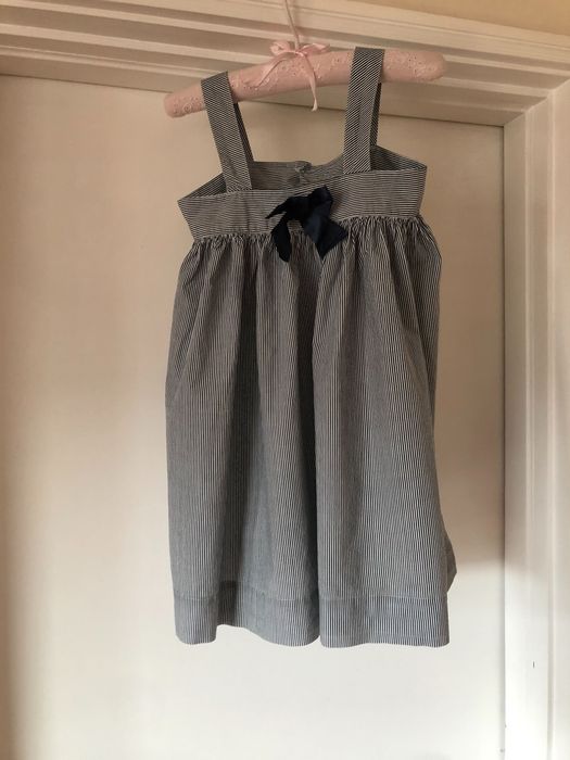 Saia riscas Benetton 6-7 anos menina 120 cm