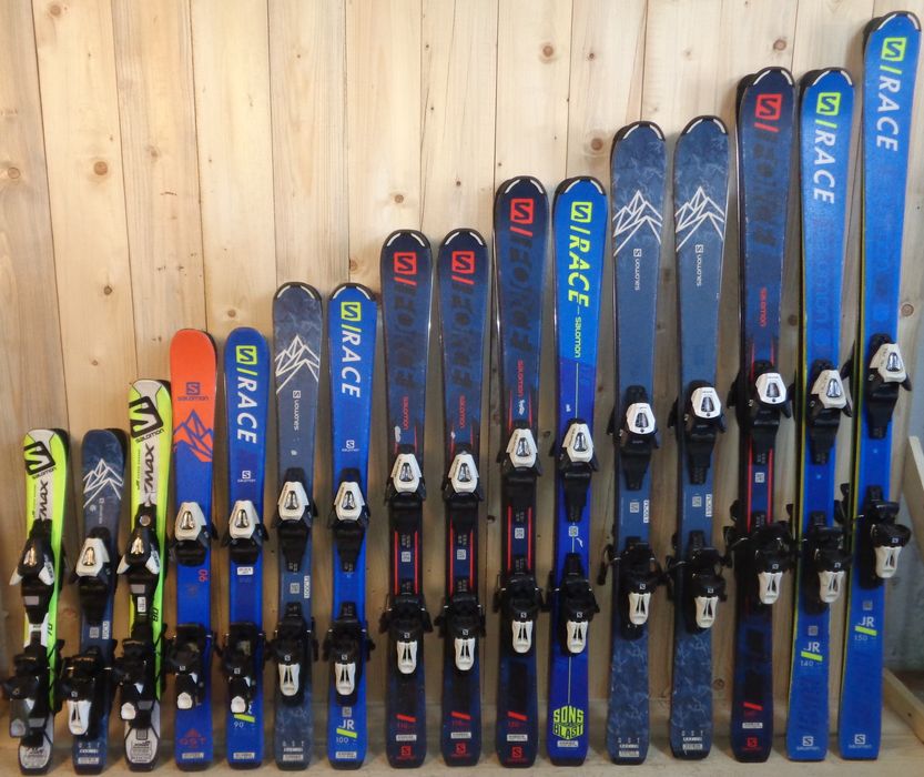 Narty 16 X  Salomon Junior (260 zł/ 50€ netto za parę) pakiet nart