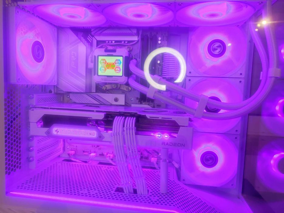 PC Gaming Ryzen 9600X • RX 9070 XT • 32GB 6000MHz • 1TB NVMe • ARGB Branco
