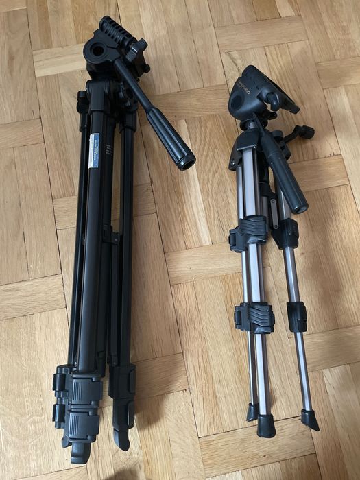 Dwa Statywy do aparatu lub kamery