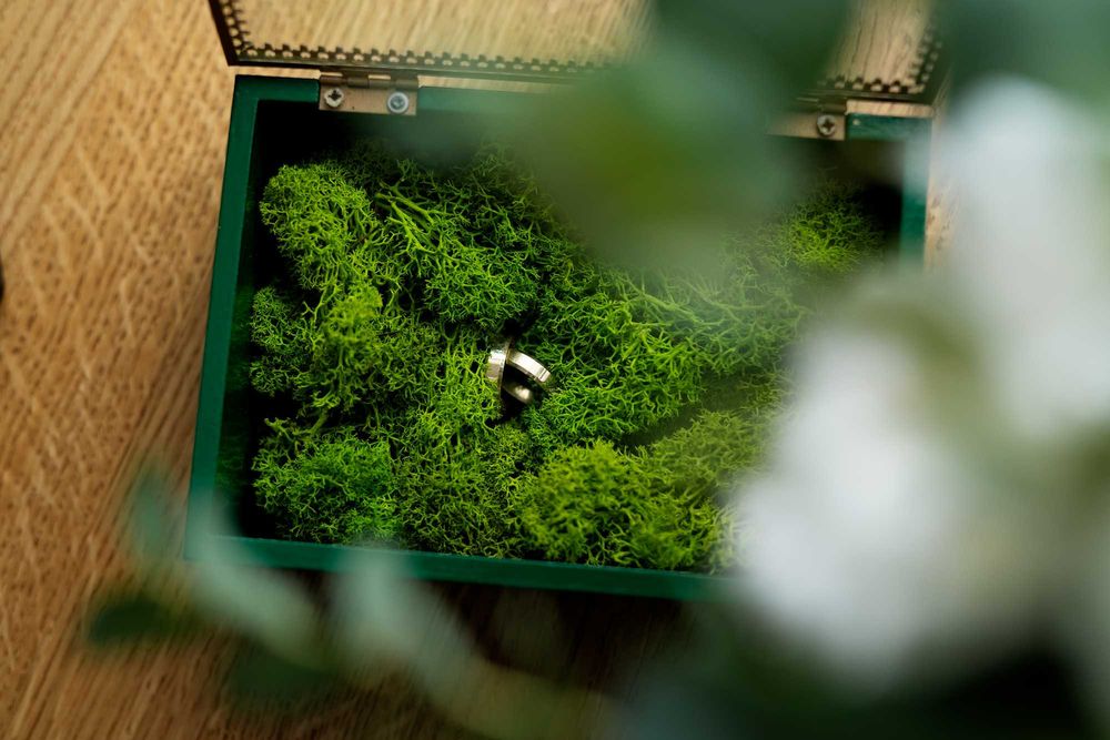 Pudełko na koperty i obrączki ślubne