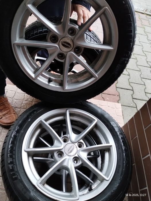 Felgi aluminiowe 14 cali  + opony microcar Mgo 4 x100