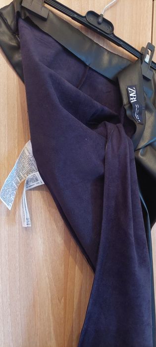 Calças eco pele T L