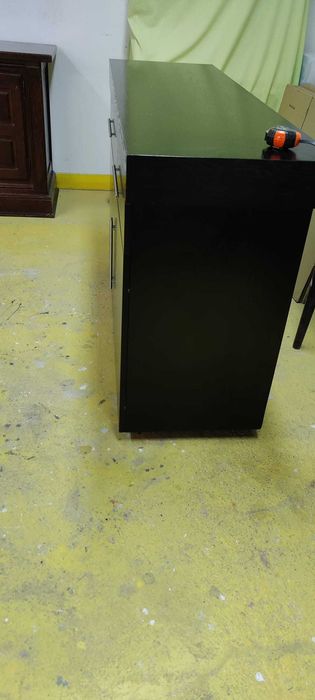 Movel sapateira moderno com espelho comprimento 145cm x 50 x 90