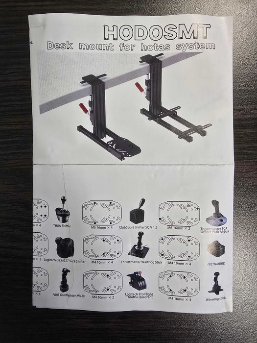 Joystick Thrustmaster HOTAS Warthog FLight Stick + Montaż jak NOWY