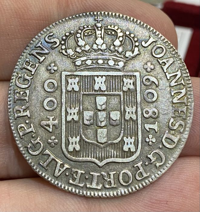 Moeda 250 -  480 Reis D JOAO P REGENTE 1809