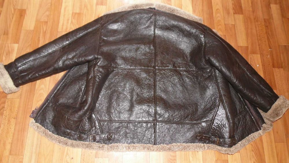 Дубленка пилот бомбер b - 3 США натуральная овчина