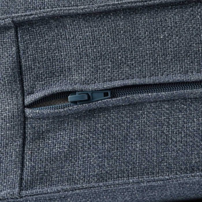 KIVIK Sofá 3 lugares c/chaise longue, Gunnared azul · Usado