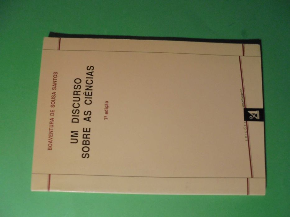 Santos (Boaventura de Sousa); A Discourse on the Sciences
