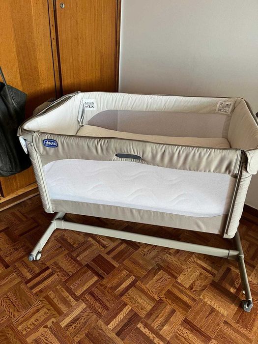 Berço NEXT2ME - Cor Dune - Como Novo