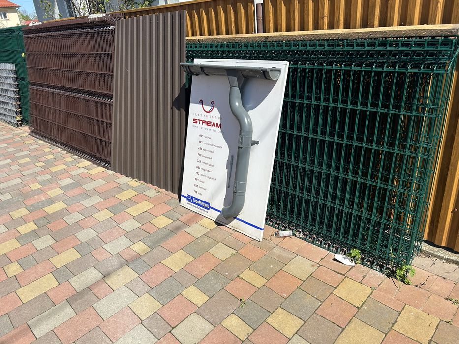 Секційно огорожа 3д